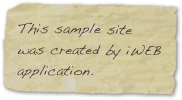 This sample site...