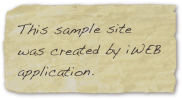 This sample site...